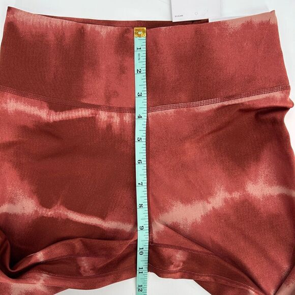 Nike Dri-Fit One Luxe Mid-Rise Oxen Brown Maroon Leggings NWT Small - Picture 13 of 15